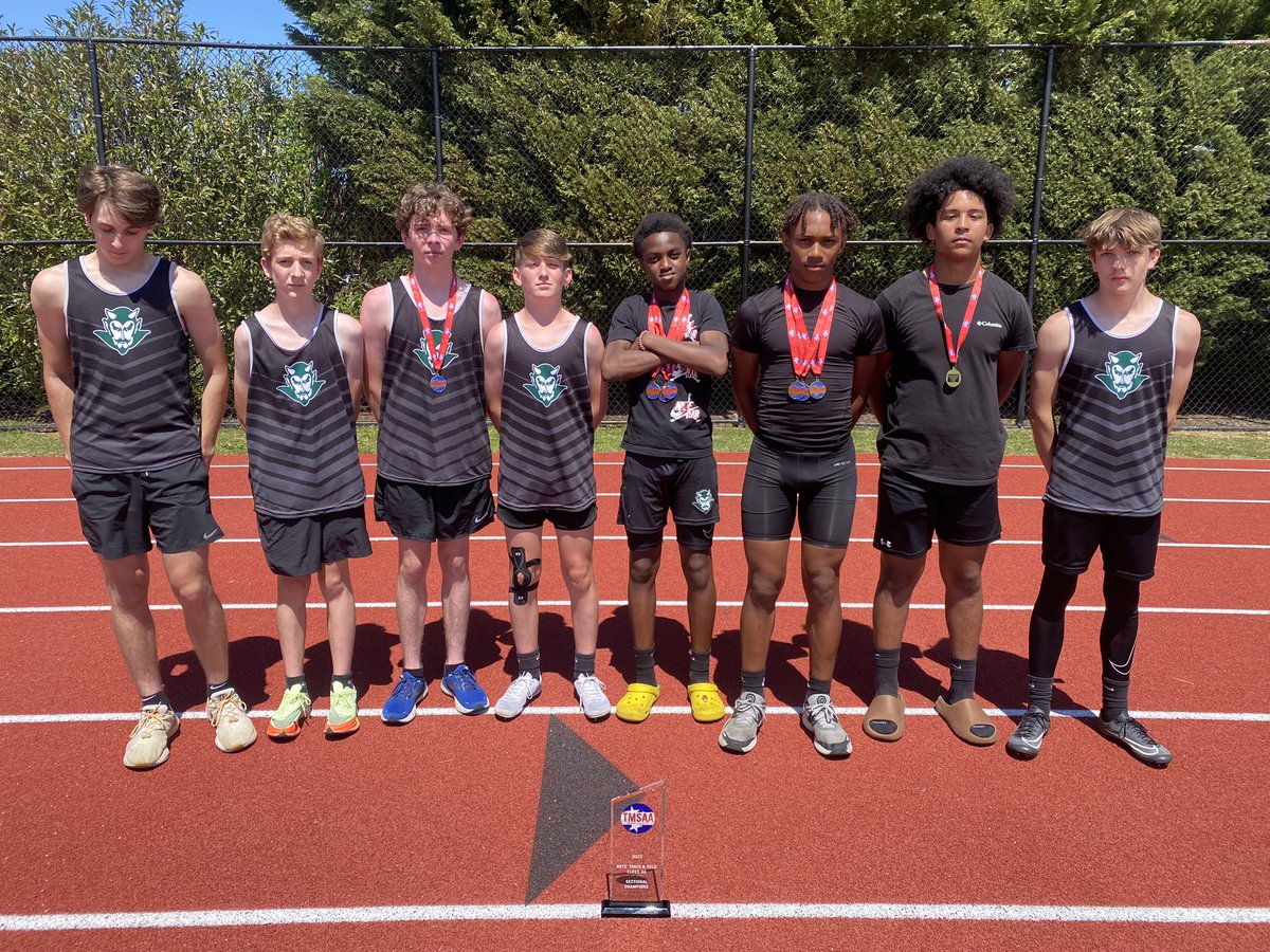 On top of all the individual accolades these boys won the team championship! TMSAA Sectional Champs!