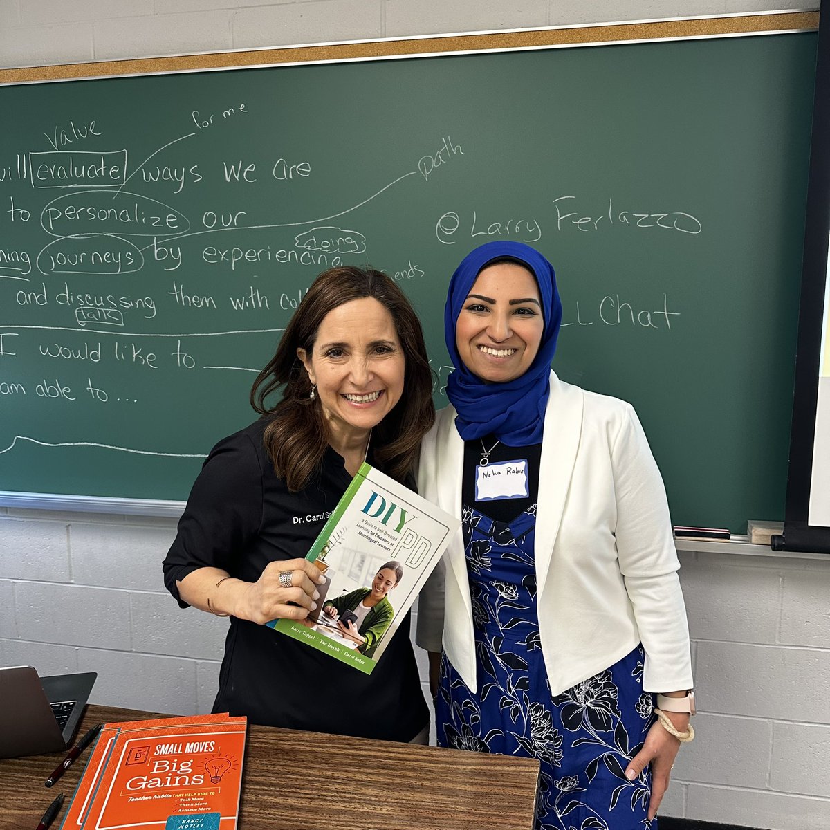 NohaRabe3's tweet photo. It was a unique learning experience! Thanks, @DrCarolSalva, for your tireless effort to support Multilingual Learners and educate educators and administrators. 
I got inspired and can’t wait for our next session. 
#teaching_perspective #learning_development  
#Cultural_Competence https://t.co/kEtoET96DG