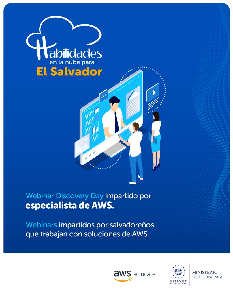 EconomiaSV's tweet photo. ¡Sé parte de #HabilidadesEnLaNube! 👨‍💻👩‍💻

Un espacio que te brindará las herramientas necesarias para que puedas capacitarte con especialistas de @AWS_Edu.

👉 Preinscríbete aquí: https://t.co/DyqdJqhh1O https://t.co/W6crPXGENg