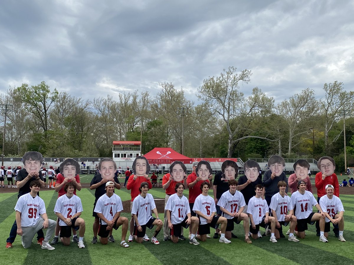 St. Charles Senior Night. Let the celebration begin! Congratulations to the Class of 2023 and Go Cards!