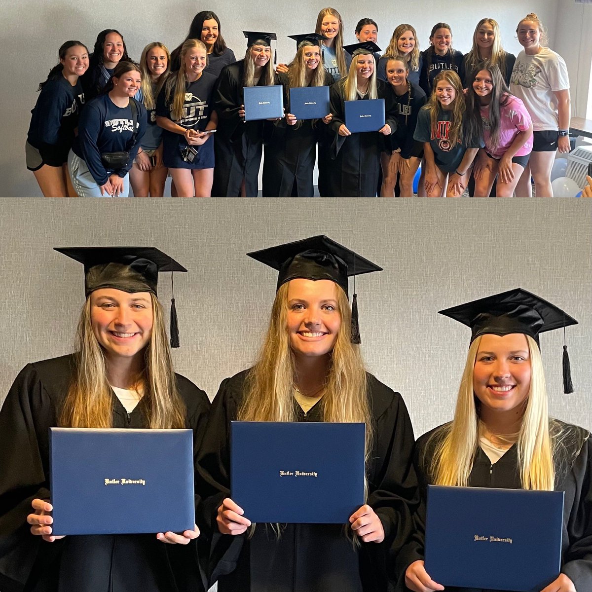 We brought <a href="/HinkleFH/">Hinkle Fieldhouse</a> to South Orange, NJ! Congrats to our 3 seniors! Bright careers ahead for <a href="/malmcmahon_/">Mallory McMahon</a> <a href="/lo_simpson/">Loren Simpson</a> <a href="/mackgriman/">mack🌻</a>