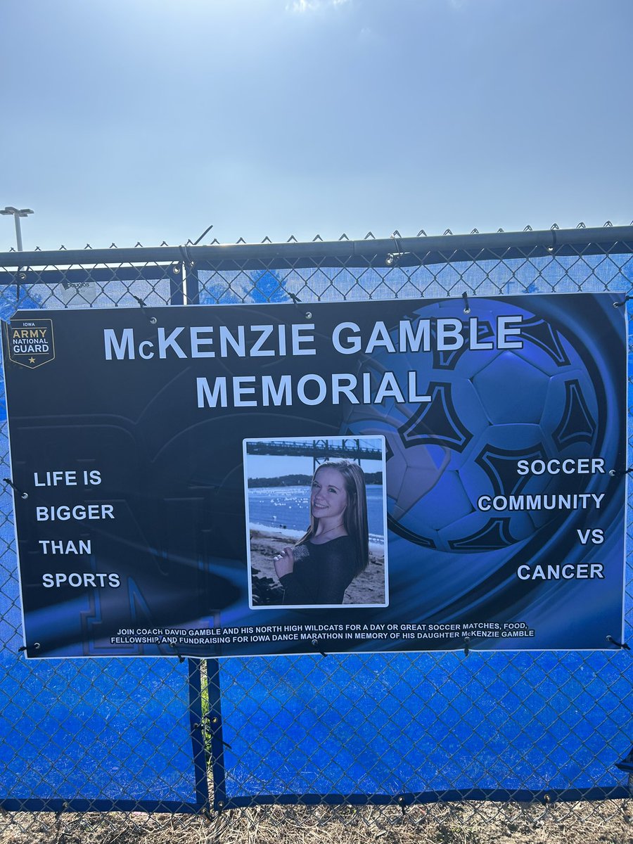 DNGirlsSoccer's tweet photo. Glad I was finally able to attend the McKenzie Gamble Memorial: Life Is Bigger Than Sports event hosted by Coach Gamble at North High School!

I think it may be time to get some girls teams involved next year to enjoy the event, raise awareness, and funds for the dance marathon! https://t.co/hPlb3VEc3f
