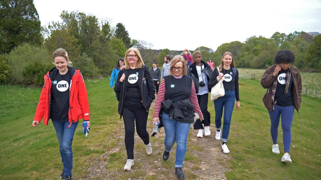 Sarz_92's tweet photo. Well done to everyone who joined the very first #WalkInHerShoes event.
Watch this space! 
#EastAfricaCannotWait @ONEintheUK https://t.co/i5BF7YukBr