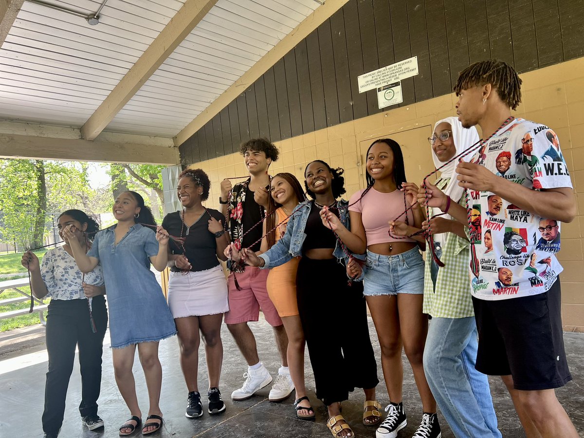 SMSMsMorgan's tweet photo. Wrapped up another year of BSU with our end of year cookout and continued our annual tradition of giving our seniors graduation cords in the colors of the African flag. BSU grew in so many ways this year and it was all because of them. I couldn’t be a more proud sponsor. https://t.co/CQgomvVZOq