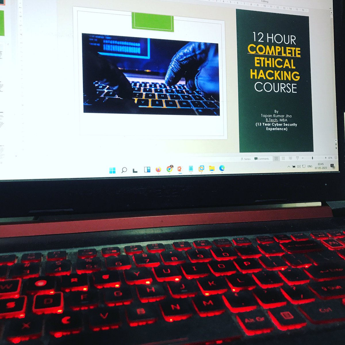 vlog_hacker's tweet photo. Finally done with tomorrow 12 hour live stream ppt ๐ซฐ
Hard Work for our Subscriber
#hacking #hackervlog #hackervlogarmy #cybersecurity #cybersecuritytraining #cybersecuritynews #hackingtools #hackingnews https://t.co/ESEM7acHvq