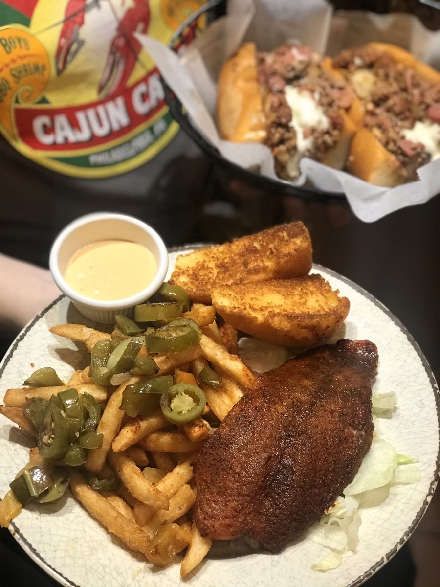 Ready to spice up your Sunday? ⚜️
#Catfish #Cajun #Fries #Trainwreck #Cheesesteak #Cornbread #PhillyEats #NomNom #Philly #PhillyFoodies #PhillyBurbs #Brunch #EaterPhilly #PhillyFood #VisitPhilly