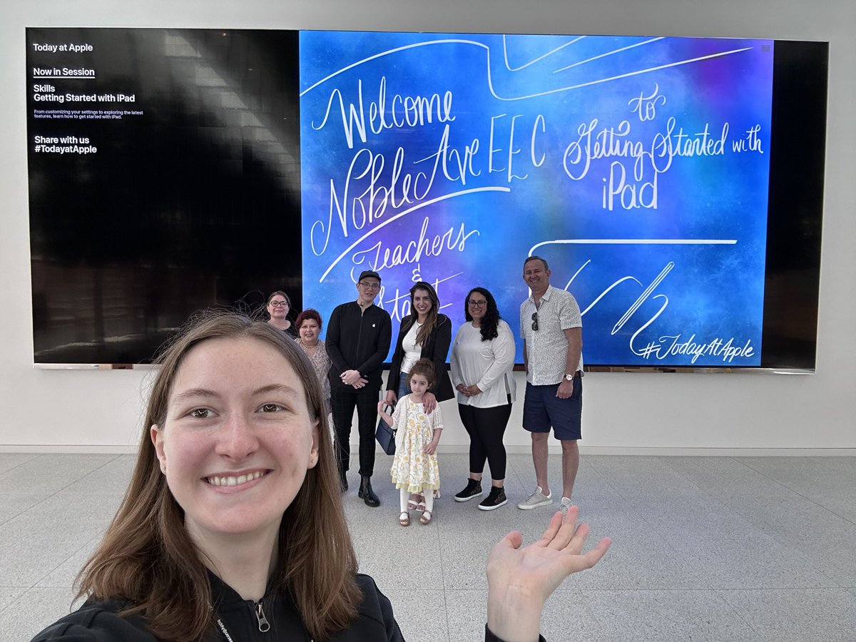 Professional development at Apple The Grove to support our staff learn new tools they can use on our new iPads for supporting students. <a href="/ARMINTASTEEC/">ArmintaSt.EEC</a>  <a href="/AppleEDU/">Apple Education</a> #teach #tech #TodayatApple