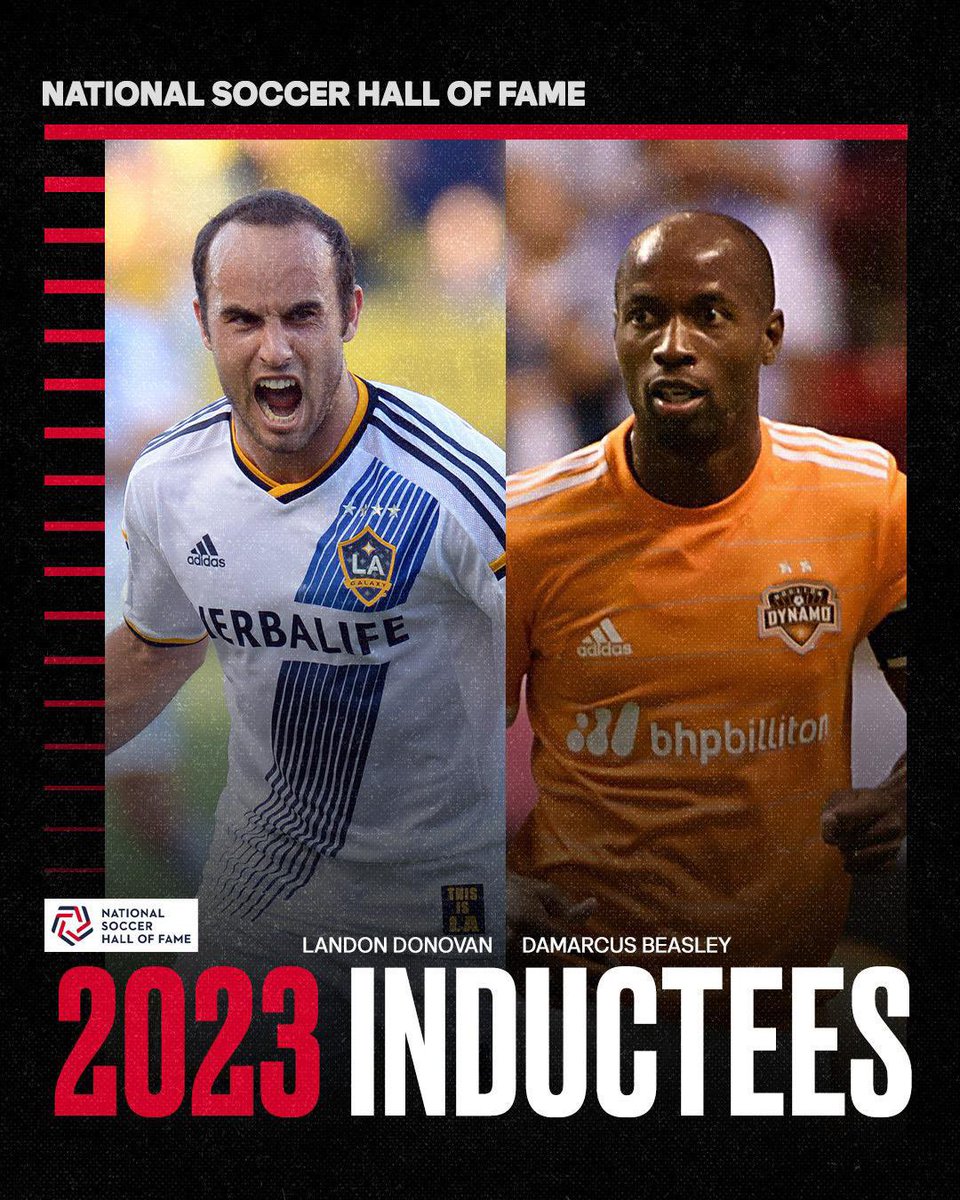 Congrats LD &amp; Beas!  No surprise here. Great players and even better people.  I consider myself fortunate to have shared the field with them.  <a href="/landondonovan/">Landon Donovan</a> <a href="/DaMarcusBeasley/">DaMarcus Beasley</a>