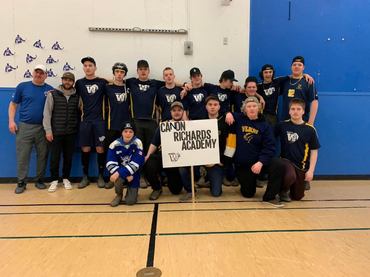 Our Sr. Boys ball hockey team fell short today in the championship game vs a very strong team from Fogo Island. Special thanks to the folks at Pearson Academy for putting off a great Provincial tournament #wildcats 🐾