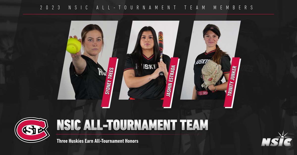 Big congrats to Sydney Trees, Jasmin Estrada, and Trinity Junker as they were named to the NSIC All-Tournament Team for their performances! 👏

#HuskiesSoftball #PackMentality🐾 #GoHuskies