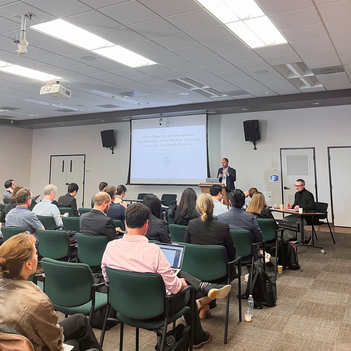 Center for Commerce and Diplomacy (@ccd_ucsd) on Twitter photo The first paper discussed during Session 11 of <a href="/The_PEIO/">PEIO/RIO</a> was “Media Reporting on International Organizations: Using Machine Learning to Identify Worldwide Patterns” by <a href="/parizek_m/">Michal Parizek</a> (<a href="/IPS_FSV_CUNI/">IPS FSV CUNI</a>) #PEIO2023 The first paper discussed during Session 11 of <a href="/The_PEIO/">PEIO/RIO</a> was “Media Reporting on International Organizations: Using Machine Learning to Identify Worldwide Patterns” by <a href="/parizek_m/">Michal Parizek</a> (<a href="/IPS_FSV_CUNI/">IPS FSV CUNI</a>) #PEIO2023
