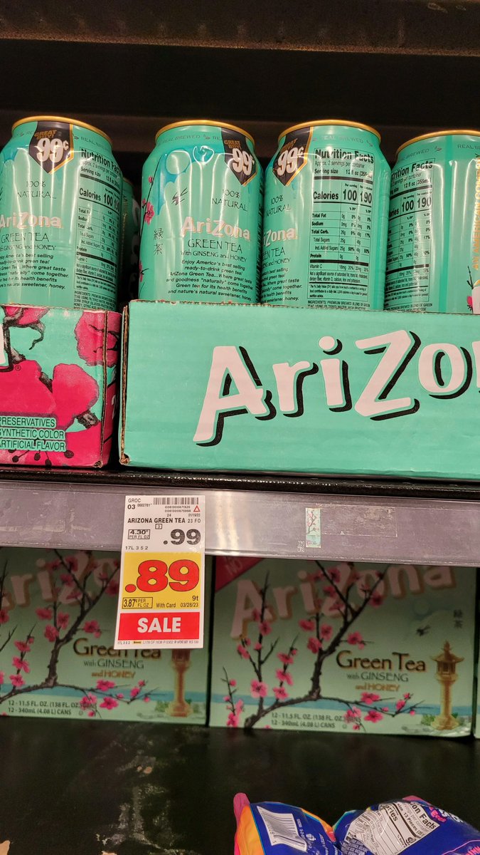 pinzor_official's tweet image. Inflation!? If these guys can keep their prices the same, everyone else can too. #sameprice #valueformoney #arizonaicedtea #recessionproof #icedtea #arizonagreentea #inflation #shrinkflation #groceries #supermarket #prices #economy #99cents #onsale #supplychain #foodshortage