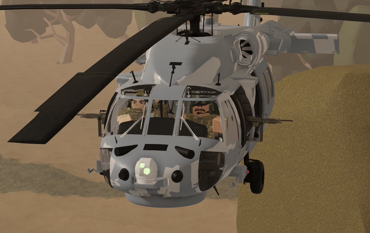 🚁| Air Wing, Operations Squadron being pictured below training their first group of recruits. The current team are focusing on achieving their Rotary Wings. We wish them good luck.