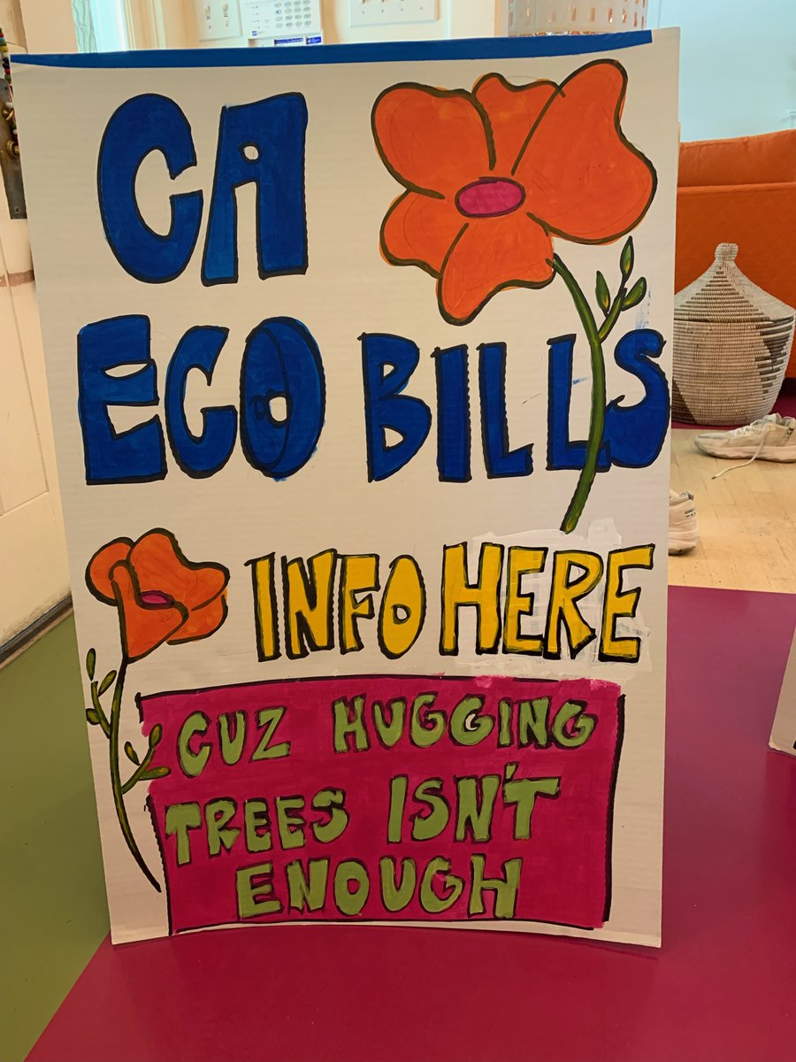 MerryVoyage's tweet photo. Final touches on banners &amp; posters for @HangOutDoGood ECO Fair tomorrow in the Larchmont Area of Los Angeles.   

All welcome to learn about sustainability, upcoming CA ECO legislation, play games

Join @ArtistsActivist 

Here is an article about the fair https://t.co/DFT3Lxgxh0 https://t.co/hPMrGqJKLP