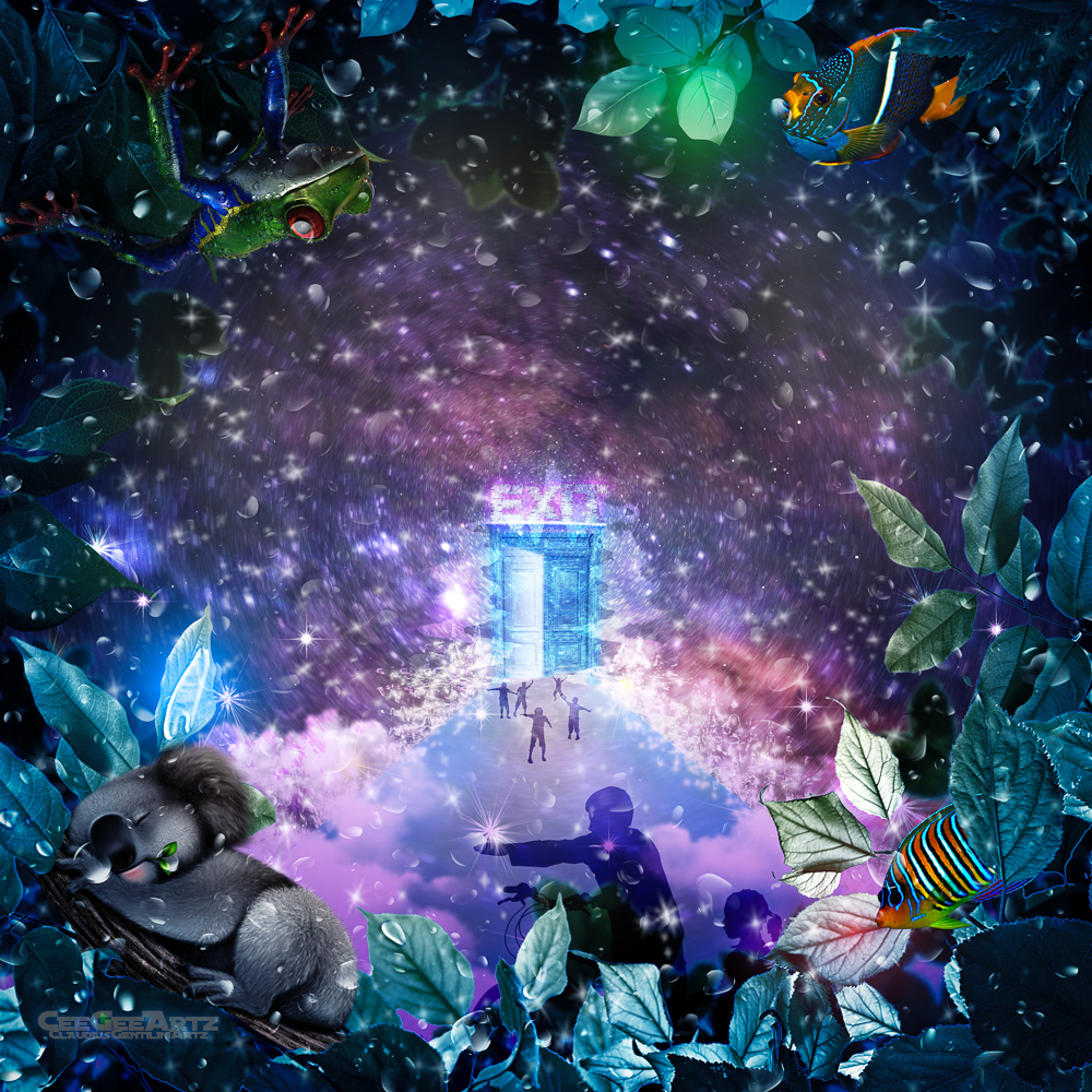artz_ceegee's tweet photo. EXIT EARTH 
#picture  -Made by Human. 

CC by Claudius Gentilini.
 #Foto #joda #fantasy #pictures #Galaxy #Earth https://t.co/Fyjim5psd6