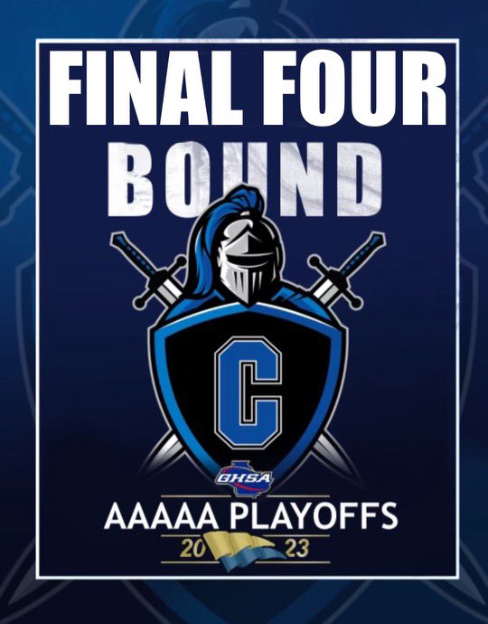 Your Knights are Final Four Bound! Next week’s games will be at The Fortress. More details to come! Let’s Go Knights! #CLIMB