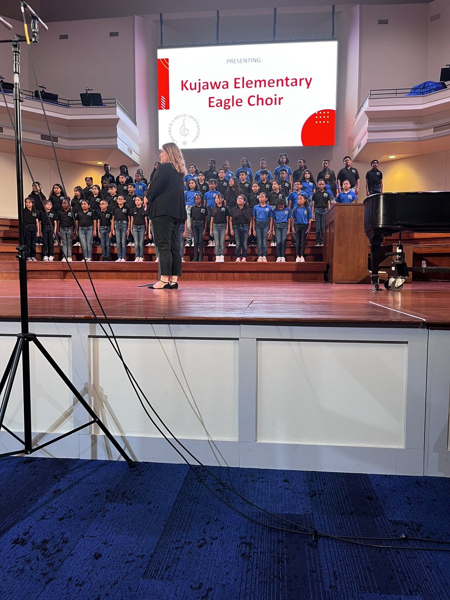 chezzadi's tweet photo. Kujawa Choir performed at the Childrens Music Invitational event today and they were amazing!!! I’m an extremely proud parent and grateful for the amazing educators who inspire kids daily at @KujawaES_AISD @KujawaIBLibrary https://t.co/4gsLhdCoNw