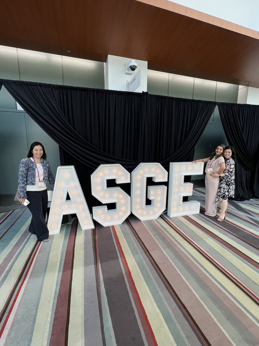 MN_GIMD's tweet photo. When @ASGEendoscopy gives you prom vibes then @BrookeGlessing &amp; I are going to give you a prom pose! @lindahou trying not to be embarrassed by us! #DDW2023 https://t.co/fKtw804lWl
