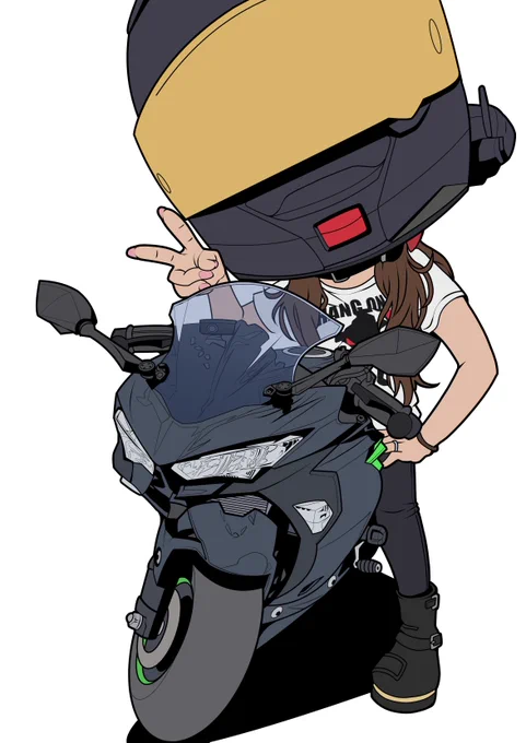 線画と色置き