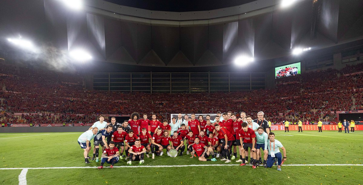 Ser de Osasuna es luchar con pasión, resistir con orgullo y siempre estar con tu gente. Ser de Osasuna es sentimiento y alma.

Hoy más que ayer, pero menos que mañana. ¡Siempre Osasuna!

#RealMadridOsasuna | #CopaDelRey | #CuestiónDeAlma