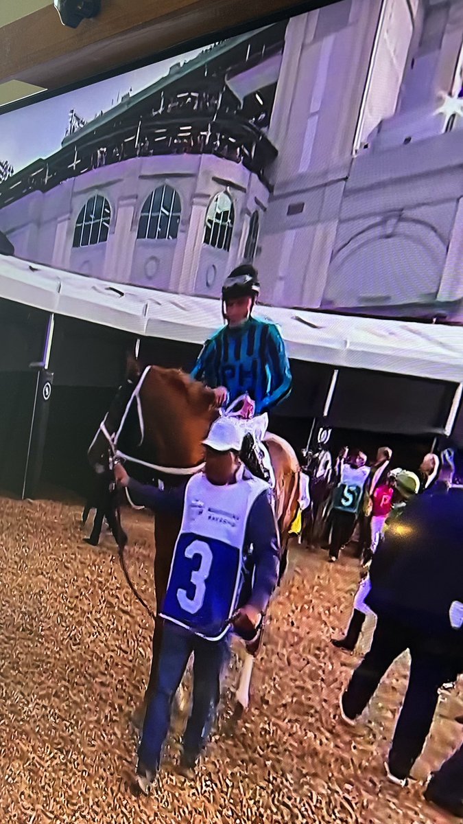 LisaDentSpeaks's tweet photo. Smack dab in front of the TV, I’ve never been this interested in the #KentuckyDerby but we’ve got a #Chicago team in the race! #TwoPhil’s #3 https://t.co/I6U4INZUux