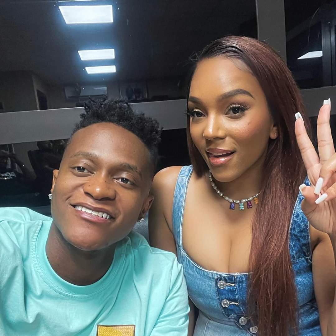 En vacance à Kinshasa, la très talentueuse DJANY a rencontré le tigre INNOSS'B 🐅