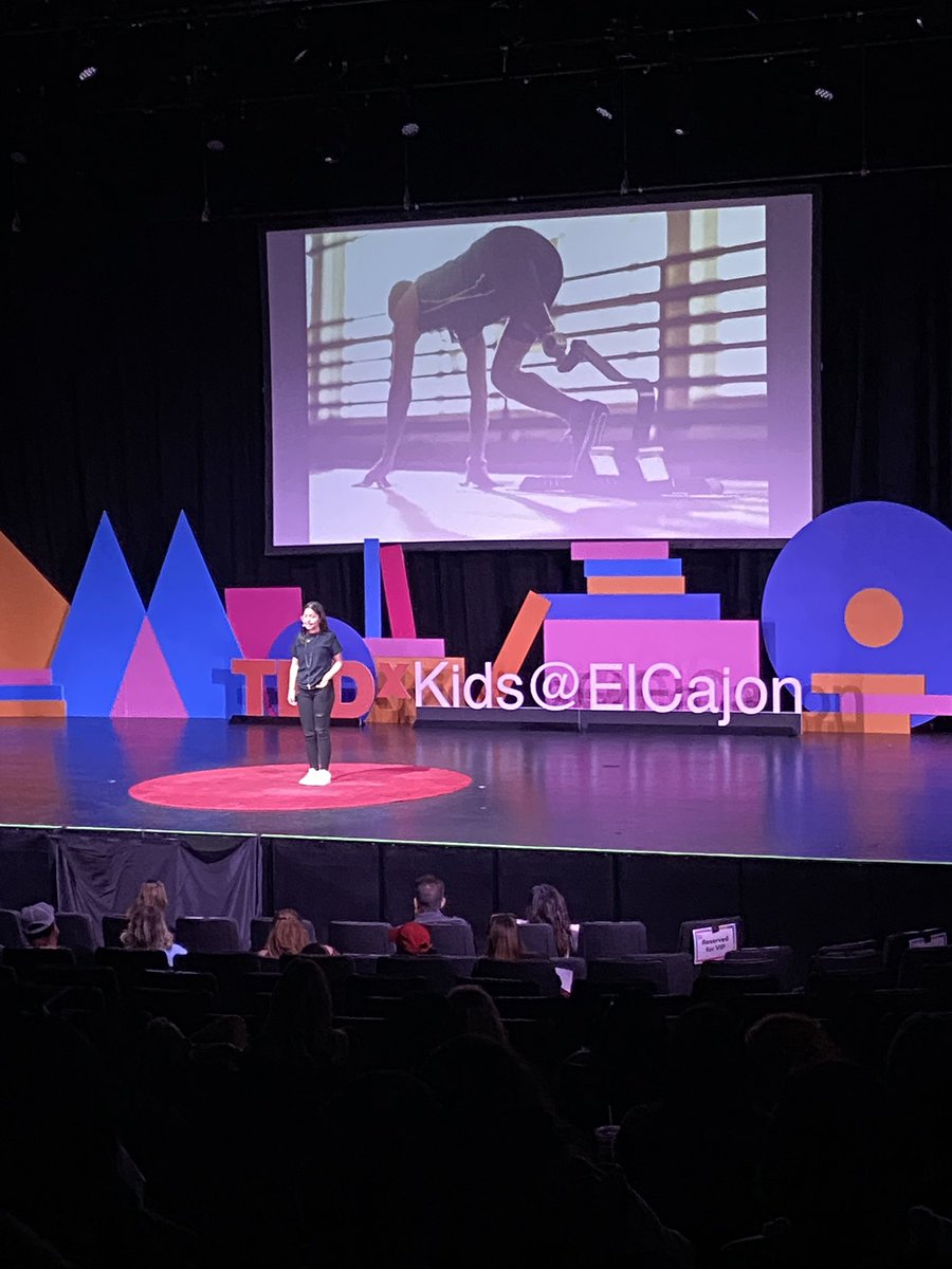 MaestraSerrano's tweet photo. Had a great time @TEDxKidsElCajon ! Our @BostoniaGlobal K-8 student Emma did AMAZING!!!!! We agree the world is not built for disabled people and @ProfeLSanchez and I could not have been more proud of her amazing presentation and project. https://t.co/UzvGwYYuxW