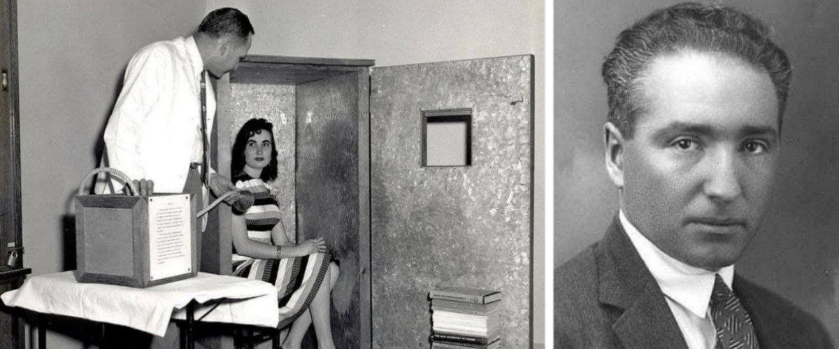 andtartary2's tweet image. In 1930, a man named Wilhelm Reich invented a way to cure cancer, heart disease, arthritis and thousands of other ailments in just a few 15-minute sessions sitting in the field above. 

How was this possible? "The box is a carefully constructed 'orgone accumulator' that…