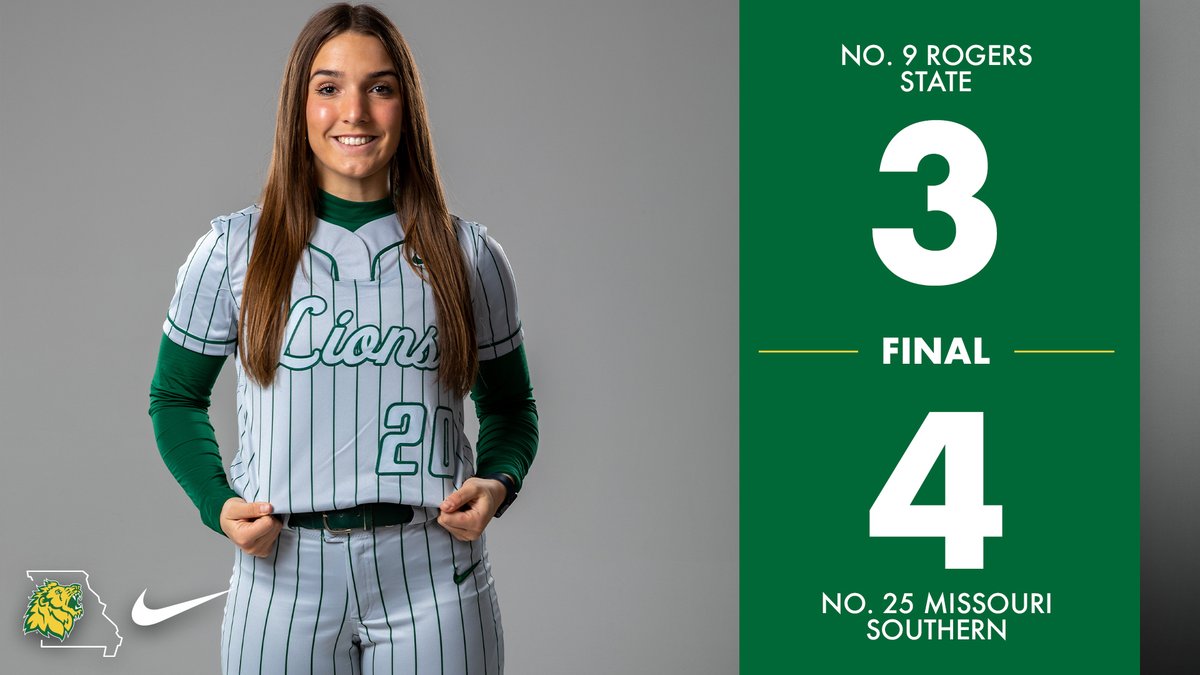 No. 25 Lions advance to Championship Sunday after beating RSU 4-3!

Emily Perry, Leighton Withers and Ashlynn Williams record an RBI, Avery Tallman wins her 19th game and Natalie Bates saves her 2nd game this season.

Southern and No. 4 UCO to play tomorrow at 11:00am. #LetsRoar