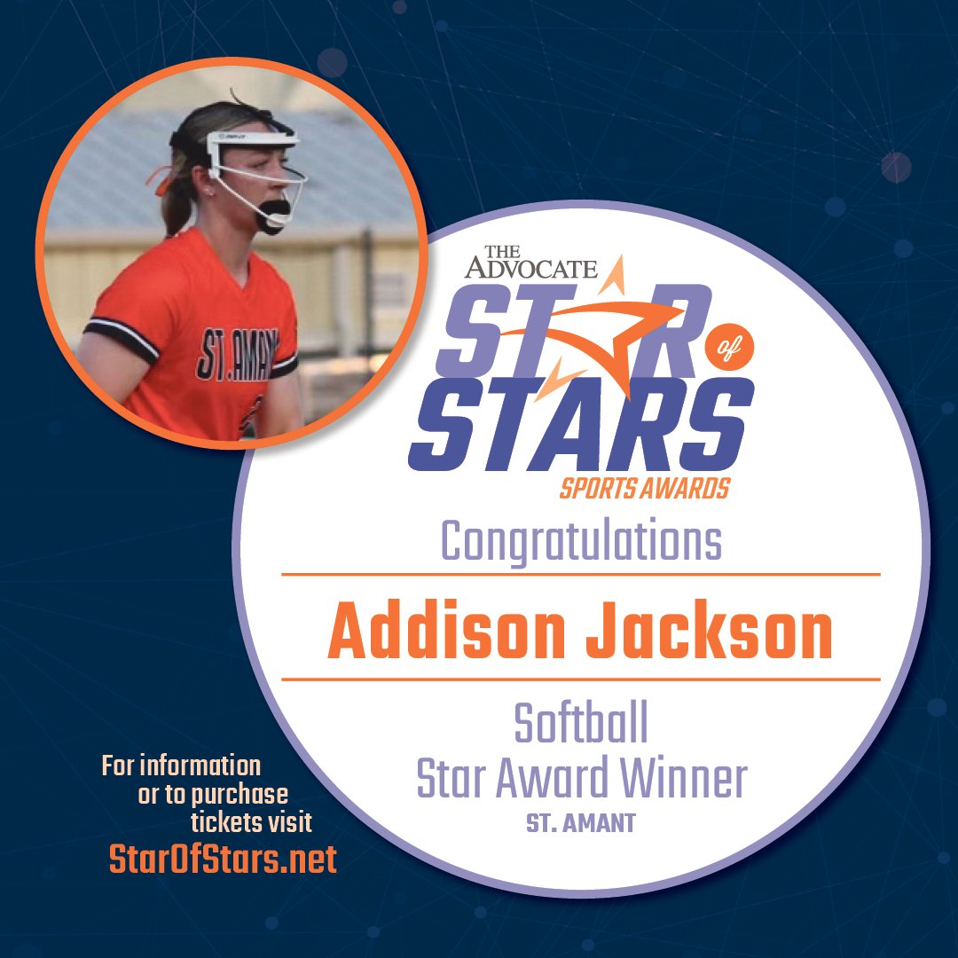 ABJ_2023's tweet photo. Hi everyone! I'm being recognized as an Advocate Star of Stars honoree 4️⃣softball on 5/22 @ L’Auberge Event Center. Come join us❗️2️⃣ get tickets, visit https://t.co/ZHnRnFRtuJ today!

.@TGA_Turner @CoachKvilhaug @CoachTimHoman @Softball_La @GeauxPrepsLA @_STAsoftball @pitrea09 https://t.co/jNuevLCSo3