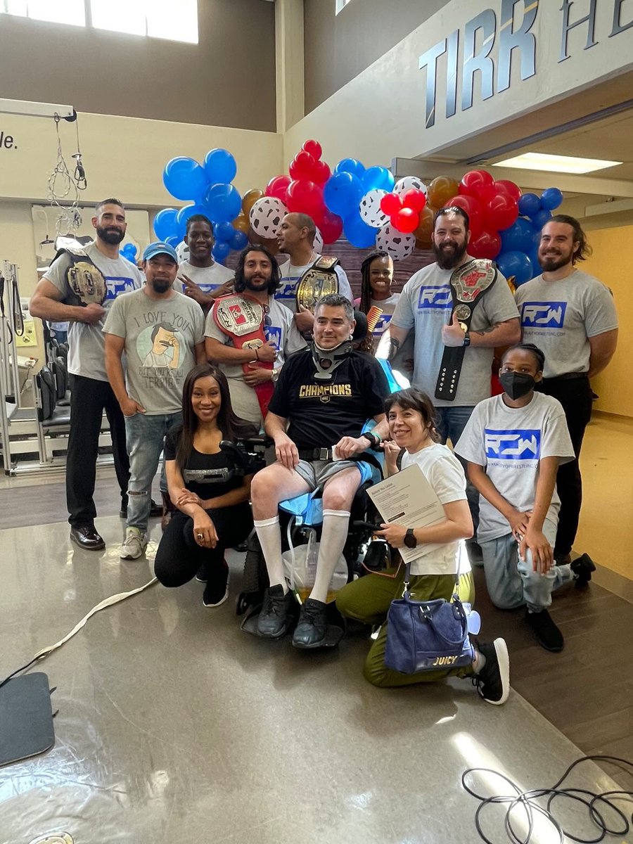 ItsJeanRock's tweet image. Today the  @realityofwrestling  crew spent some time at @tirrmemorialhermann to celebrate
#RodeoDay. Had a good time meeting so many amazing people and spending time with them! 🚀