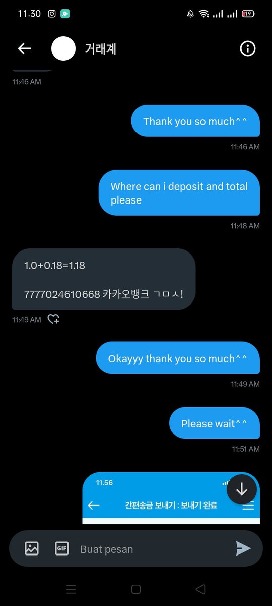 aaarren_1's tweet image. ‼️ KOREAN SCAMMER ALERT ‼️

7777024610668 카카오뱅크 (김민서/미니) @jdidjfnfjf
❌사기꾼 경보❌

First of all, I sent her a private message to buy a Wonyoung Love Dive photocard. She has provided a video of the condition and proof.