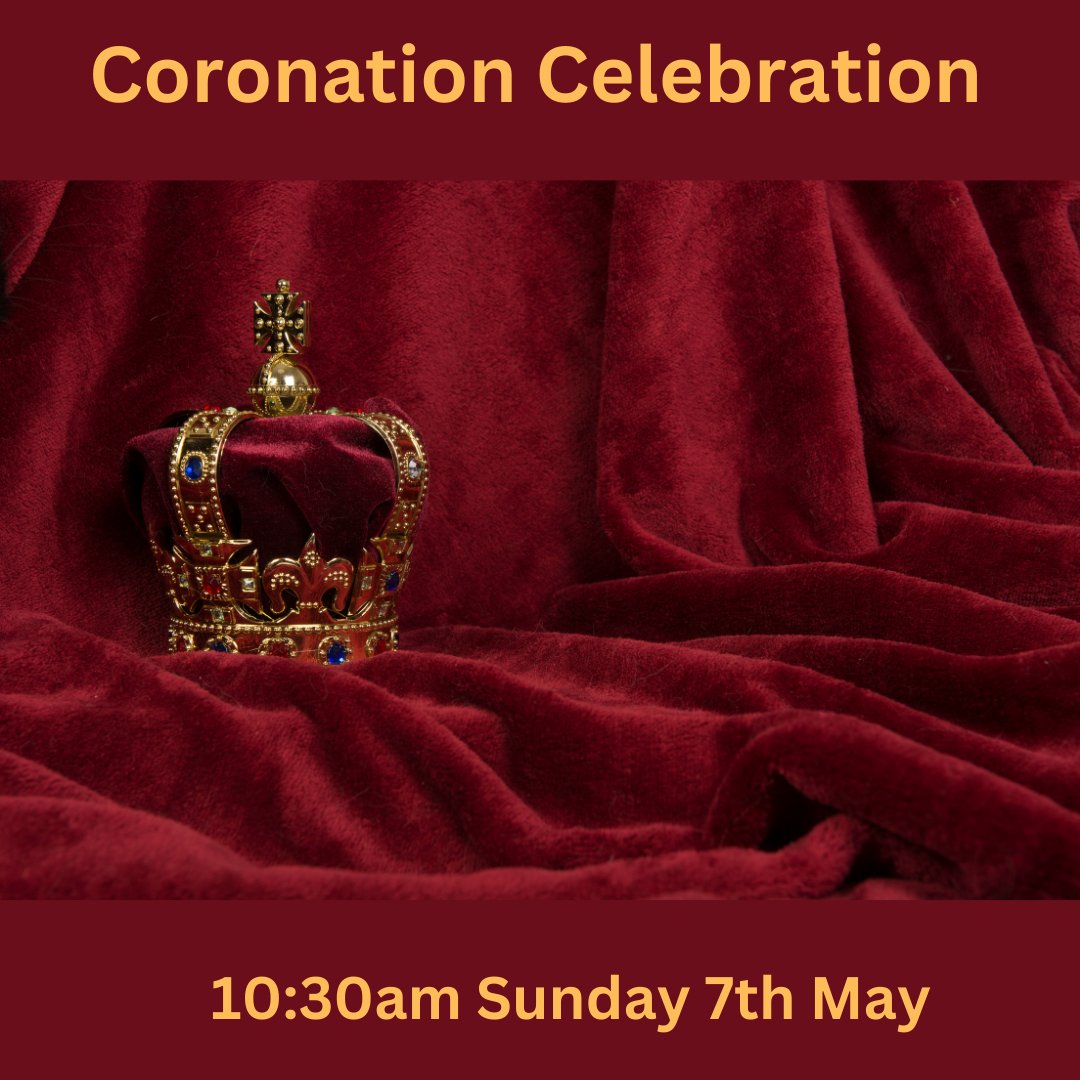 Please join the Bolton Methodist Mission on today for Kinship and Sharing at their Coronation Celebration. The service starts at 10:30am, via Knowsley Street entrance. All Welcome. #Methodist #Church #Coronation #Kinship