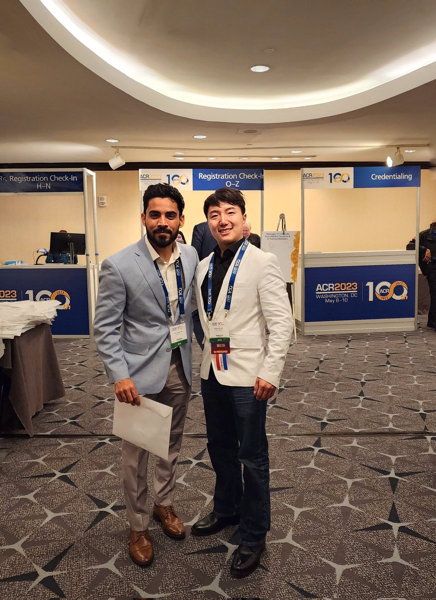 NYSRSociety's tweet photo. First day at ACR2023 well done!
@RadiologyACR @ACRRFS https://t.co/6jRkCt3xUt