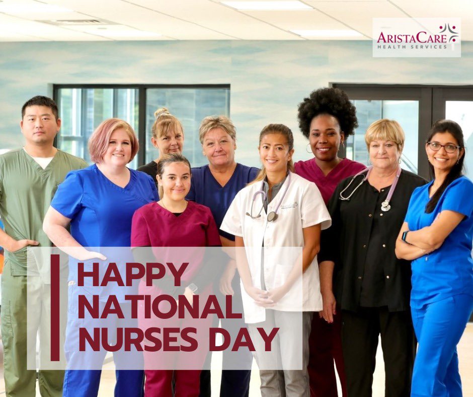Happy National Nurses Day ❤️🩺 

Nursing is not for the faint of heart nor the empty of heart 🤍 Words cannot express the gratitude we have for our superhero nurses. Thank you for the selfless work you do in keeping our residents safe, healthy and happy! 

#AristaCare #AristCARES