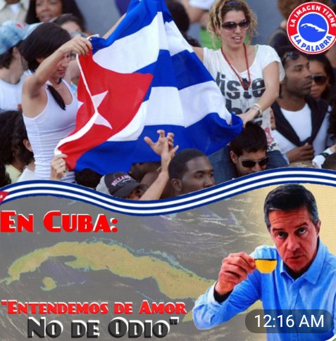 esopo_cuba's tweet photo. No dejarnos confundir queridos compatriotas ; los que piden derramiento de sangre en #Cuba tienen la de ellos bien lejos de la candela.
#DeZurdaTeam
#VivaCuba https://t.co/cq6ODvTNxh