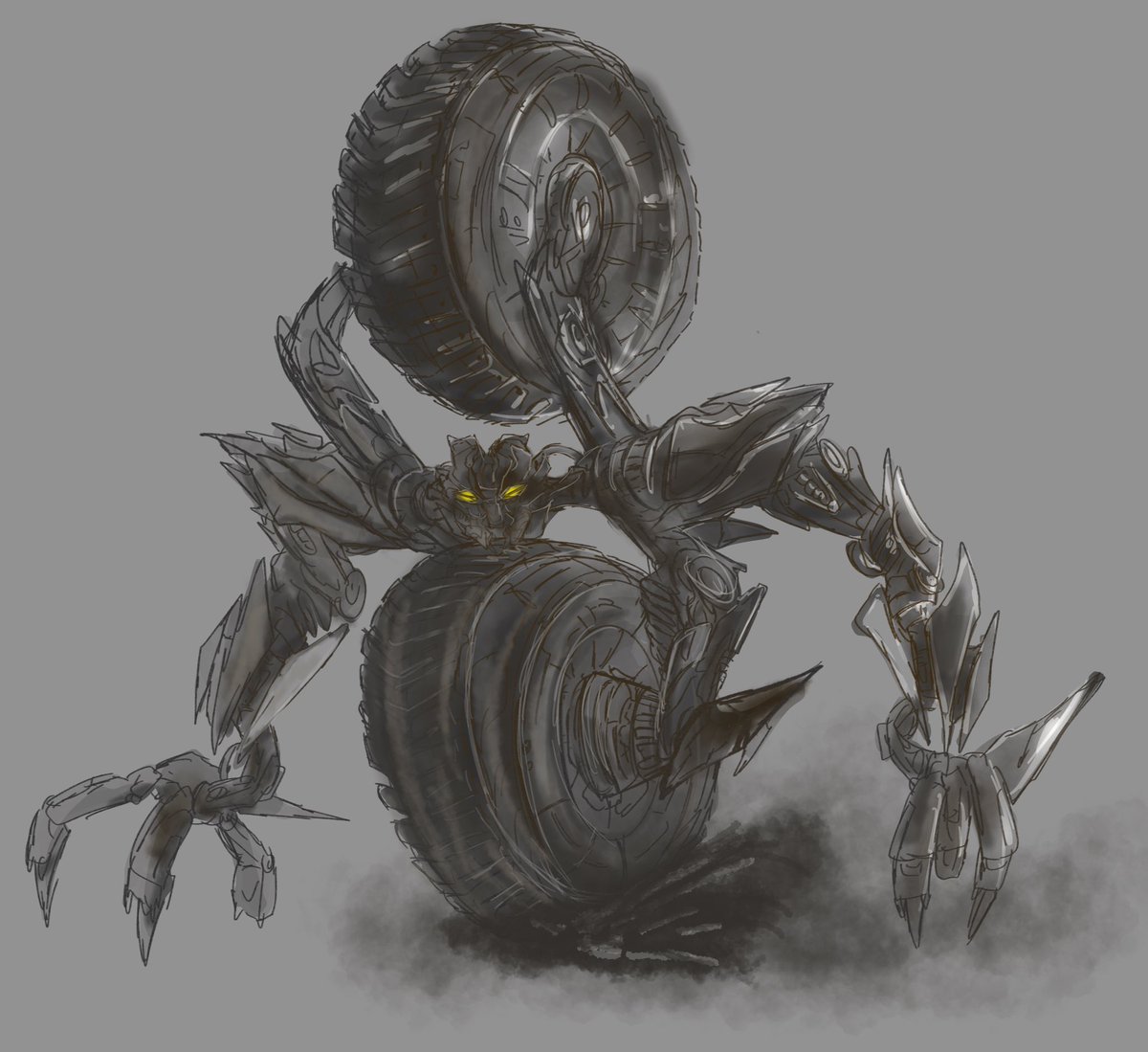 SPIKYArts's tweet photo. Protoform demolisher as if my posting wasn’t random enough lol https://t.co/daZOTcDY0S