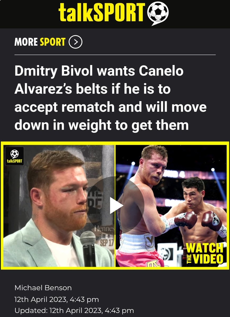 @Meraxes9 @edk_SC @dantheboxingman @86boxing Bivol wants it. And I'm sure he'll definitely give Canelo the business, for his weight - he was outworking Canelo