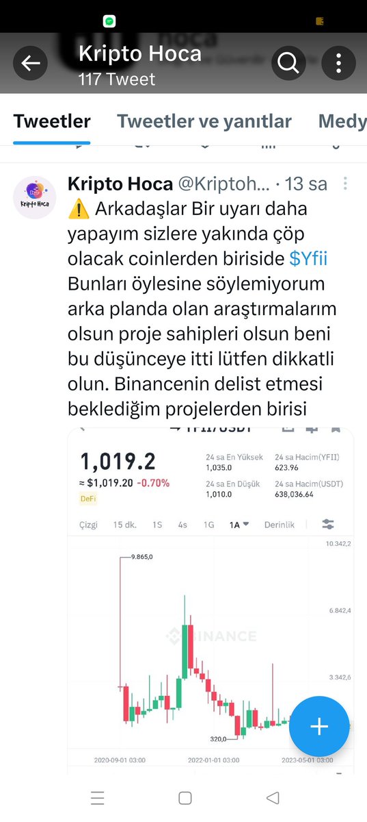 @Kriptohcm Kripto Hoca
Şimdi size bir dolandiricilik hikayesi anlatayim.Bu adam 1 aydır dikkatleri üzerine çekmeyi başardı ve kahpe dölü dün gece son işlemi yaparak on satıştan aldirdigi projeyi milletin eline vererek ortadan kaybolmuştur binlerde insan mağdur etmiştir.#BTC #pepe