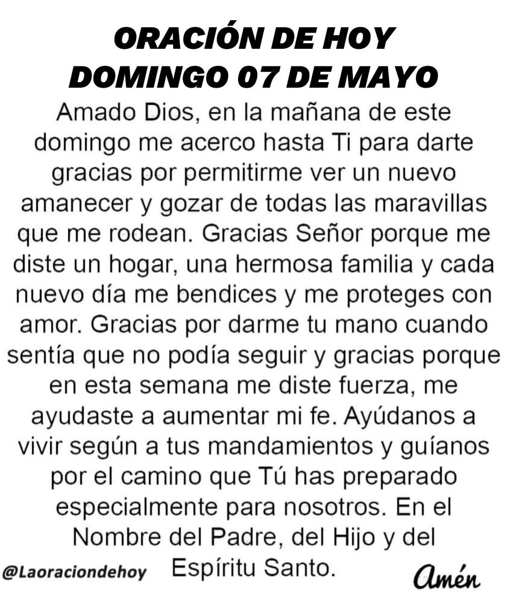 Oración De Hoy tweet media