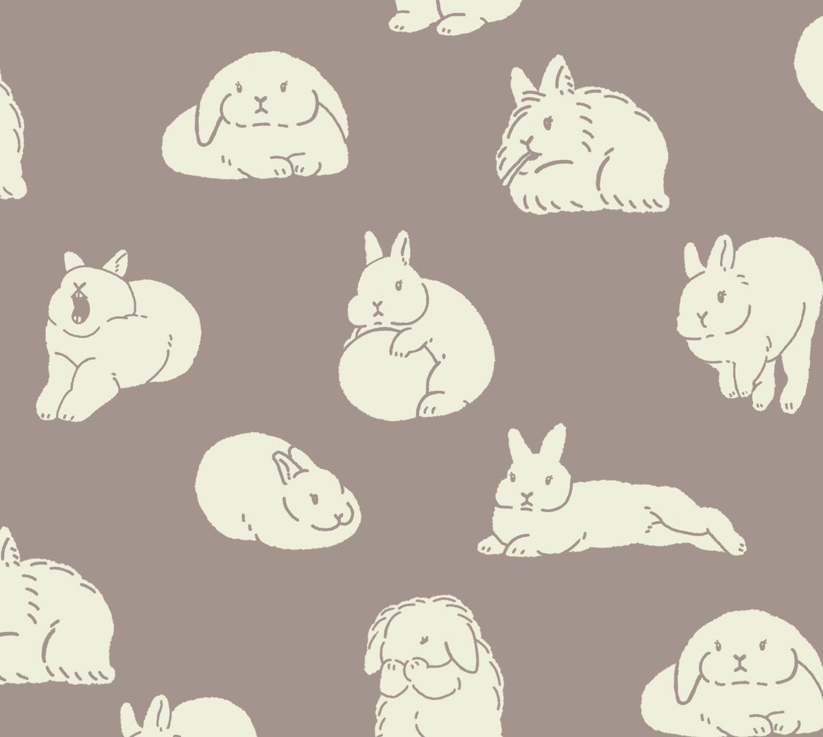 rabbit no humans simple background animal focus lying sleeping brown background  illustration images
