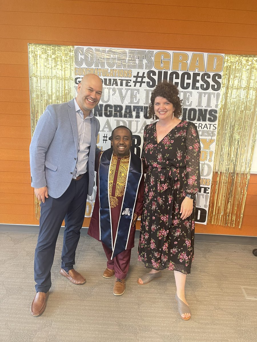 NabilAbas6's tweet photo. Henry W. Bloch would be smiling wide today! ๐
Had the opportunity to join my @UMKCBloch foundation family to tell em my sincere Thank Yous.
Not many can say Iโm graduating DEBT FREE & that is why I am forever grateful to them & their support. #SevenDaysLeft๐ https://t.co/04YNpWVQIB
