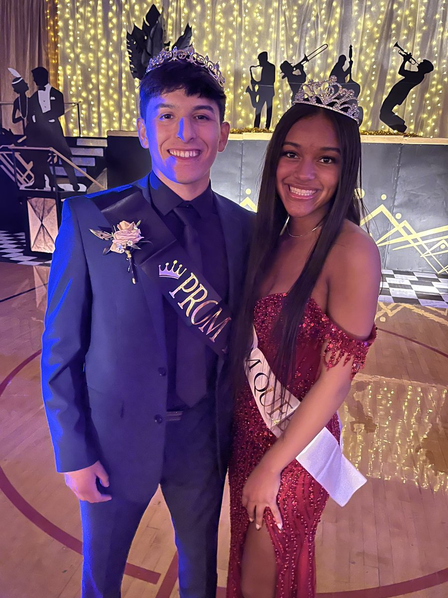 WauseonHigh's tweet photo. Congratulations to our 2023 Prom Queen - Ezra Dixon and Prom King - Zaden Torres! https://t.co/AU98bEIzgv