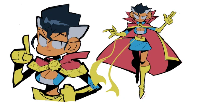I love the dr strange design and so I wanted several and have fun with something new! If you like it, I could make the female version of several heroes . . . #doctorstrange #Marvel
