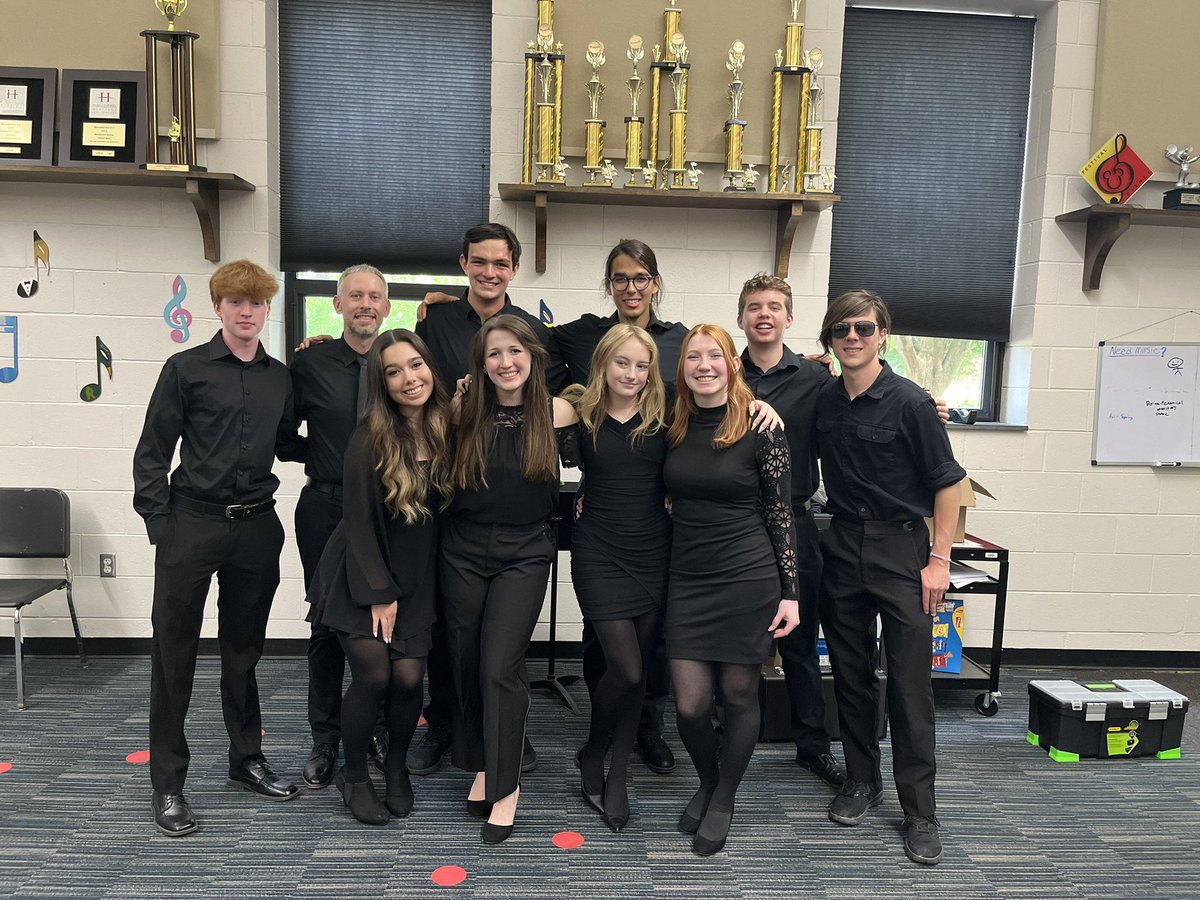 Advanced Percussion brought down the house today performing their piece Glitzville! Congrats on winning the High School Large Percussion Division of Solo &amp; Ensemble MPA, and thanks to <a href="/RavenscroftNC/">Ravenscroft School</a> Band for being gracious hosts!
