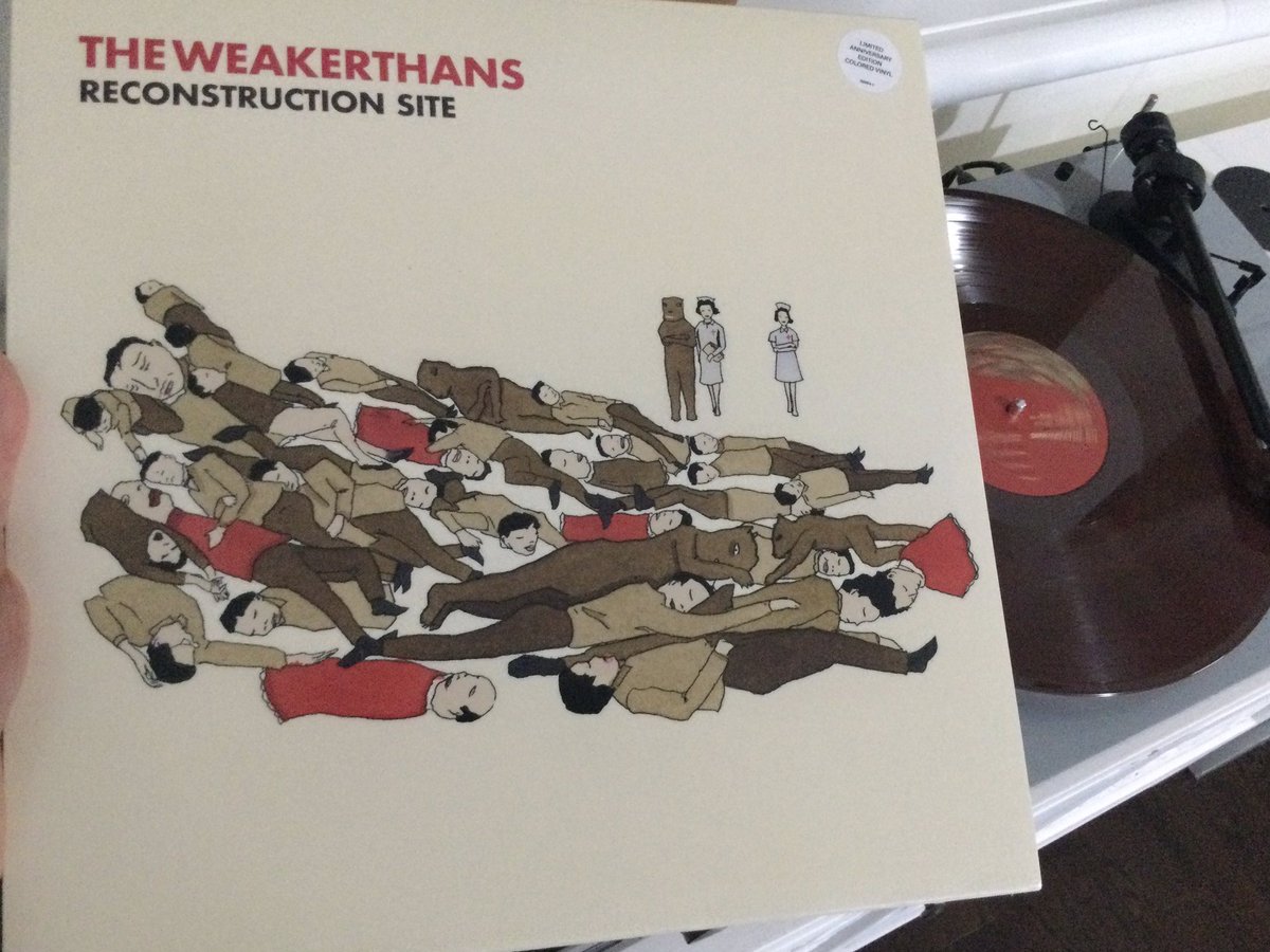 #nowspinning #ontheturntable #theweakerthans #reconstructionsite #20thanniversary