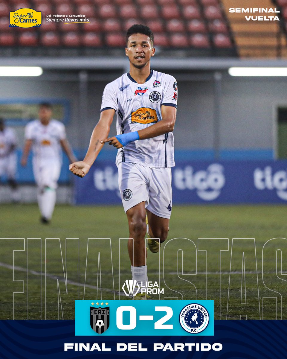 ¡🔥💙 VERAGUAS UNITED ESTÁ EN LA FINAL!

Con dos golazos de:
⚽️ Ricardo Montenegro 
⚽️ Josué Concepcion

📲💙 #SomosVeraguas