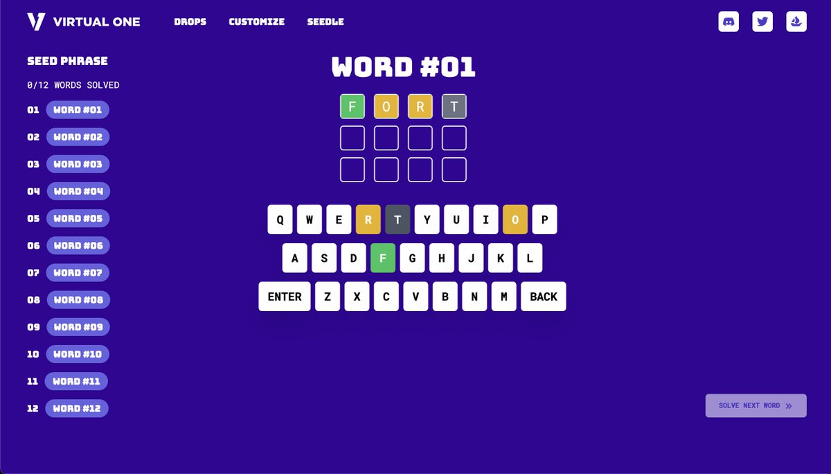 V1XYZ's tweet photo. Just loaded 50,000,000 $PEPE into a @V1XYZ Seedle Wallet

First one to solve the seed phrase  and transfer out is the lucky winner! 

First word hint: 🐸 https://t.co/v2J23zQsWl