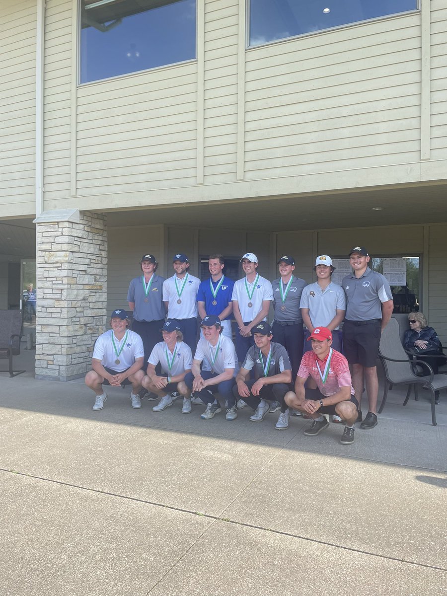 BVUGolf's tweet photo. Not the finish we wanted for the 2023 ARC Championship, but it was a great learning experience for this young squad! #buildingforthefuture 

Congrats to Freshman Matthew Turpen on earning All Conference Honors and thanks to his caddie over the last two rounds 😂⛳️ https://t.co/zqG087xOvV