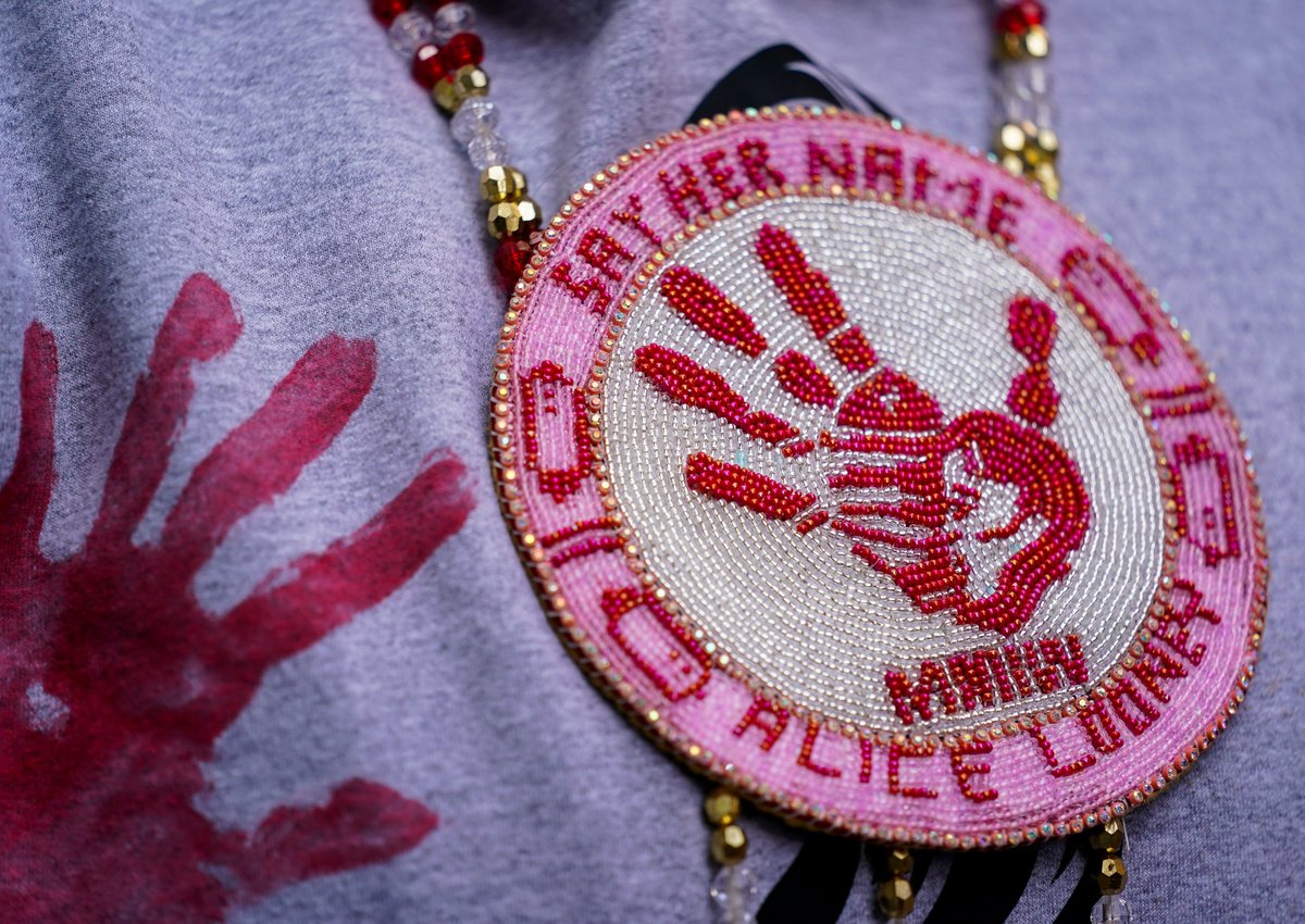 The third annual march and gathering for Missing &amp; Murdered Indigenous Women, People &amp; Families in Seattle today, for <a href="/AP_Images/">AP Images</a>. #MMIW #MMIWP
